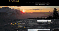 Desktop Screenshot of hotel-twing.ch